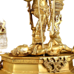 Pure Brass Superfine Goddess Kali Statue 22" - Golden Hues Divine Art | Jaipurio